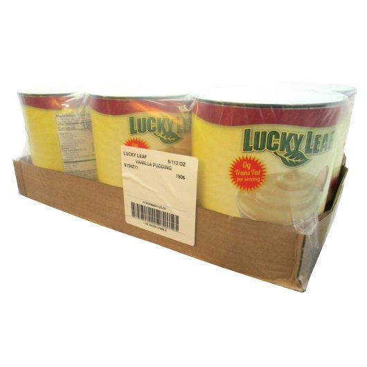 Lucky Leaf Vanilla Pudding, 6 x 112 oz Case - DOT product image 5