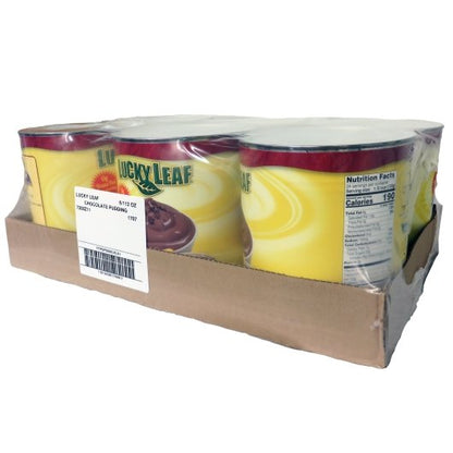 Lucky Leaf Premium Chocolate Pudding, 6 x 112 oz Case - DOT product image 4