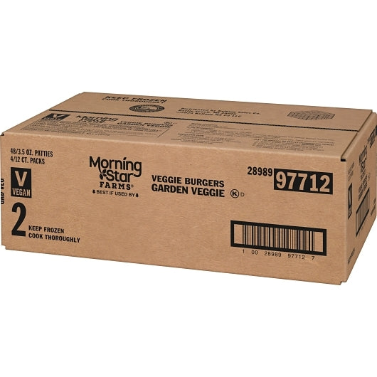 Morningstar Farms Garden Veggie Burger, 48 x 3.5 oz Case - DOT product image 2