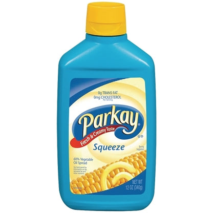Parkay Squeeze Bottle Margarine, 24 x 12 oz Case - Squeeze Bottles & Dispensers