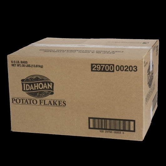 Idahoan Original Mashed Unseasoned Potato Flakes, 6 x 5 lb Case - DOT product image 4