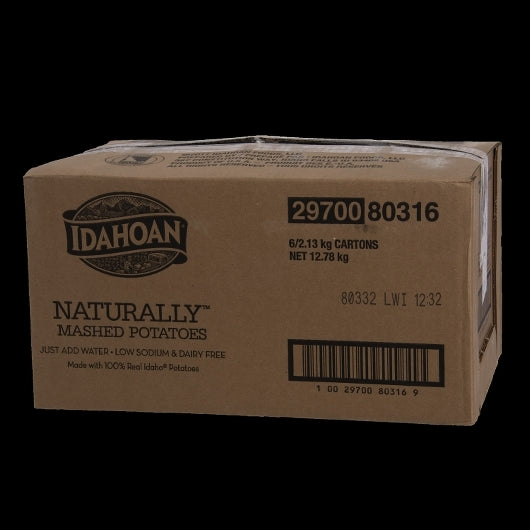 Idahoan Original Mashed Unseasoned Potato Flakes, 6 x 5 lb Case - DOT product image 5