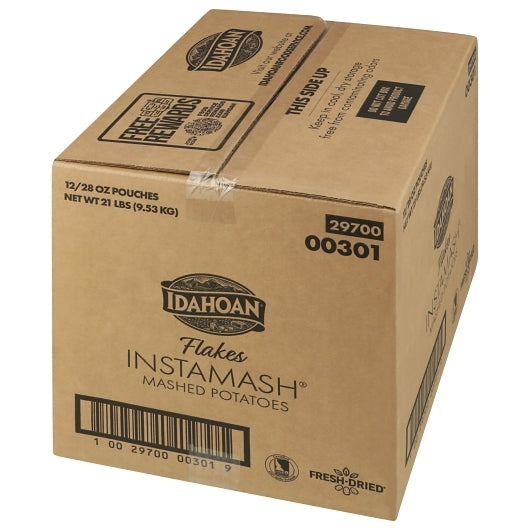 Idahoan Real Scalloped FLAKES Instamash® Mashed Potatoes Mix, 12 x 28 oz Case - DOT product image 4