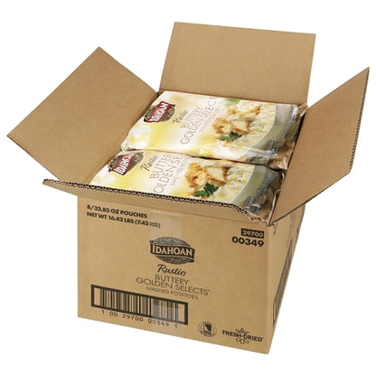 Idahoan Buttery Golden RUSTIC Buttery Golden Selects® Mashed Potatoes, 8 x 32.85 oz Case - DOT product image 4