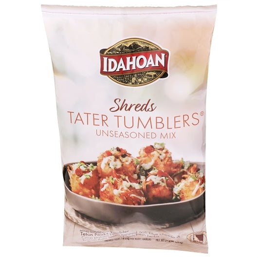 Idahoan Shreds Unseasoned Tater Tumblers Mix, 4 x 1 each Case - Glassware & Drinkware