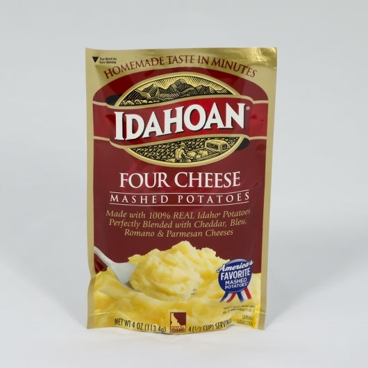 Idahoan Mashed Potatoes Four Cheese Mashed Potatoes, 12 x 4 oz Case - DOT product image 3