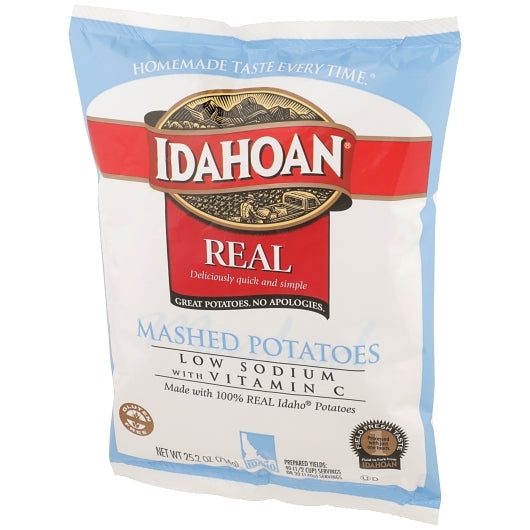 Idahoan Low Sodium SMARTMASH® Low Sodium Mashed Potatoes with Vitamin C, 12 x 25.2 oz Case - DOT product image 2