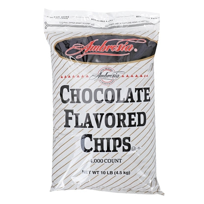 Ambrosia Chocolate Flavor Drops, 1 x 10 lb Case - Candy & Confections