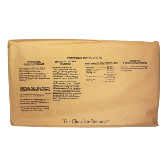 True Lemon Bulk Elite Bittersweet Chocolate Coating, 1 x 10 lb Case - Candy & Confections