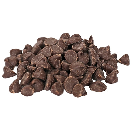 Ambrosia Select Semisweet Chocolate Drops, 1 x 25 lb Case - Candy & Confections