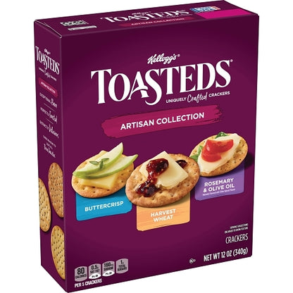 Keebler Toasteds Crackers Toasted Medley Crackers Party Pack, 12 x 12 oz Case - DOT product image 4