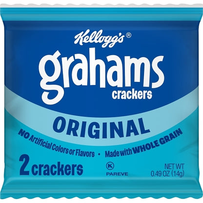 Keebler Grahams Crackers Original Grahams Crackers, 200 x 0.49 oz Case - Crackers & Grahams