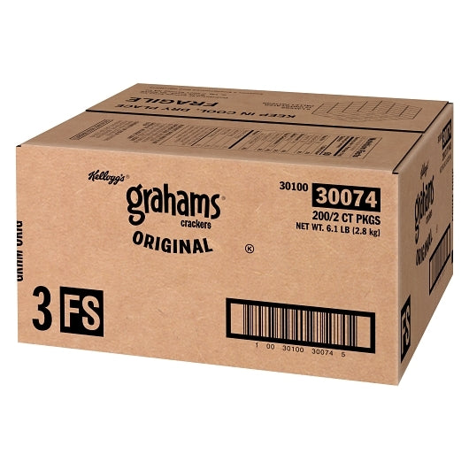 Keebler Grahams Crackers Original Grahams Crackers, 200 x 0.49 oz Case - DOT product image 6