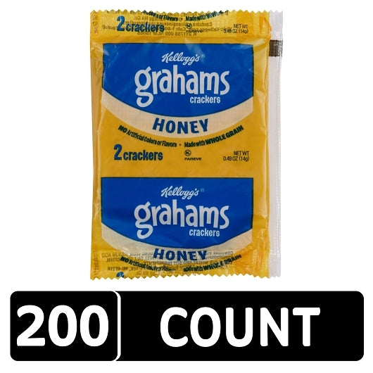 Keebler Grahams Honey Graham Crackers, 200 x 0.49 oz Case - DOT product image 7