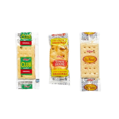 Kellogg's Keebler Mixed Cracker Variety Pack, 500 x 0.24 oz Case - Crackers & Grahams