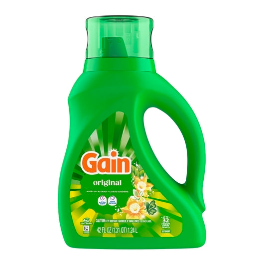 Gain High Efficiency Aroma Boost Laundry Detergent, 6 x 42 fl oz Case - Cleaners & Sanitizers