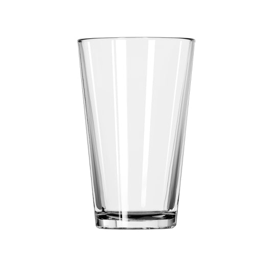 Libbey Restaurant Basics® 12 oz Heat-Treated Mixing Glass, 1 x 24 each Case - Glassware & Drinkware