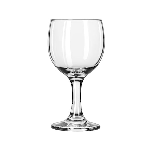 Libbey Embassy Wine Glass 6.5 Oz, 1 x 24 each Case - Glassware & Drinkware