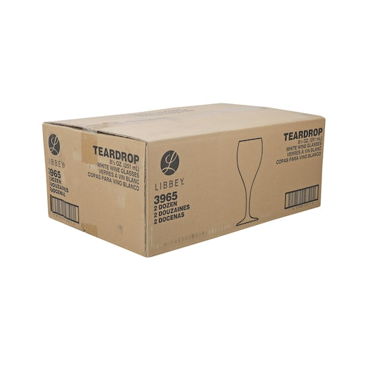 Libbey Teardrop White Wine Glass 8.5 Oz, 1 x 24 each Case - DOT product image 3