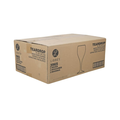 Libbey Teardrop White Wine Glass 8.5 Oz, 1 x 24 each Case - DOT product image 3