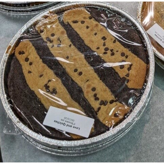 Love And Quiches 9 Inch Brookie Pie, 12 x 1 ct Case - Bakery & Desserts