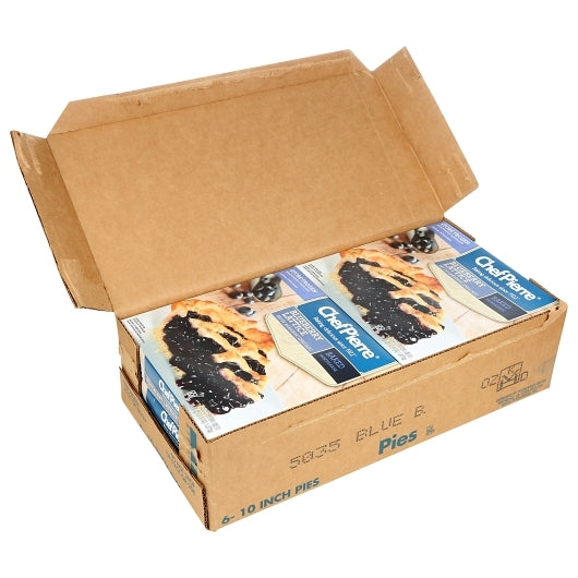 Chef Pierre 10 Inch Pre-Baked Blueberry Pie, 6 x 38 oz Case - DOT product image 5