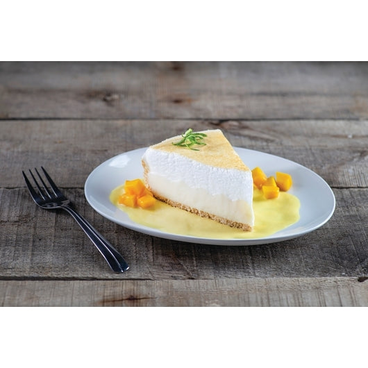 Burry Small Oyster 10 Inch Key Lime Meringue Pie, 6 x 37 oz Case - Crackers & Grahams