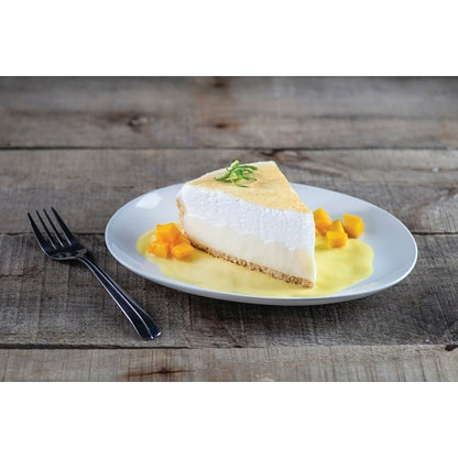 Burry Small Oyster 10 Inch Key Lime Meringue Pie, 6 x 37 oz Case - Crackers & Grahams