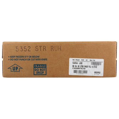 Chef Pierre 8 INCH UNBAKED STRAWBERRY RHUBARB PIE, 6 x 1.69 lb Case - DOT product image 7