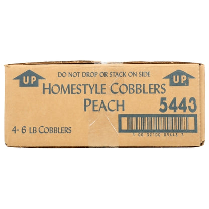 Chef Pierre Homestyle Peach Cobbler, 4 x 6 lb Case - DOT product image 5