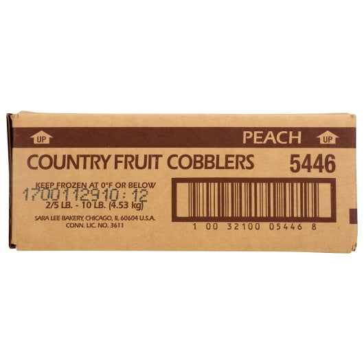 Chef Pierre Country Peach Fruit Cobbler, 2 x 80 oz Case - DOT product image 4