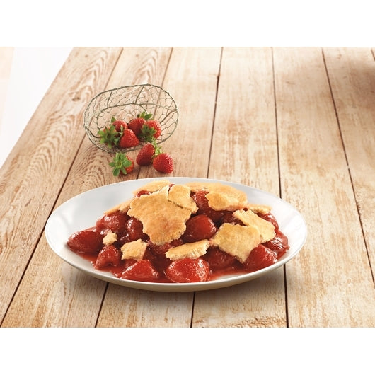 Chef Pierre Country Strawberry Fruit Cobbler, 2 x 80 oz Case - Bakery & Desserts