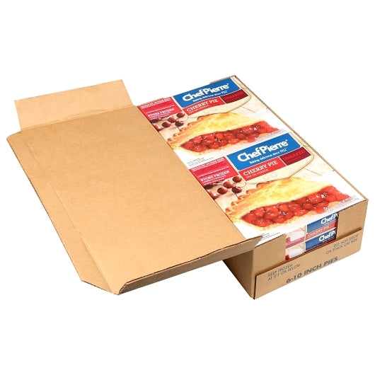 Chef Pierre Cherry Reduced Fat No Sugar Added Unbaked 10 Inch Pie, 6 x 2.875 lb Case - DOT product image 3