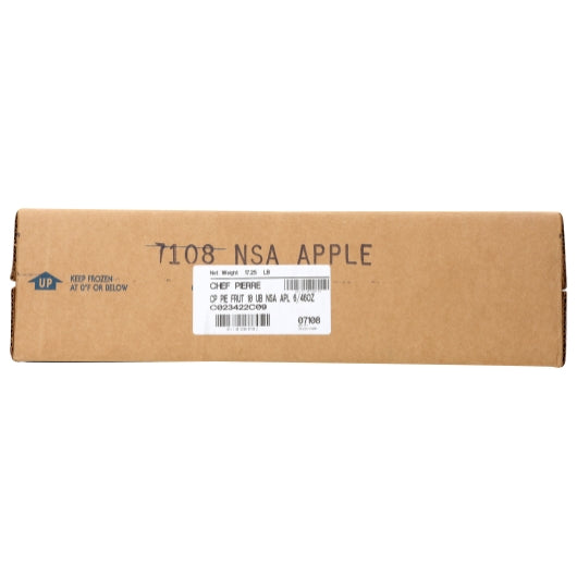 Chef Pierre 10 Inch Traditional, Reduced Fat, No Sugar Added Unbaked Apple Pie, 6 x 46 oz Case - DOT product image 7