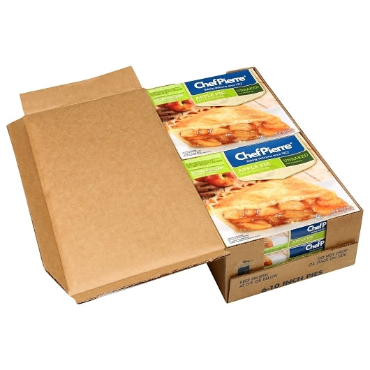 Chef Pierre 10 Inch Traditional, Reduced Fat, No Sugar Added Unbaked Apple Pie, 6 x 46 oz Case - DOT product image 6