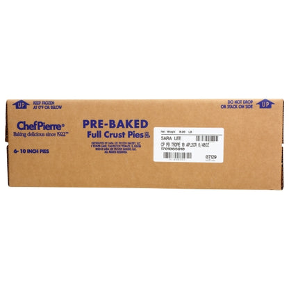 Chef Pierre 10 Inch Pre-Baked Apple Pie, 6 x 48 oz Case - DOT product image 2