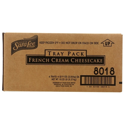 Sara Lee French Cream Cheesecake Tray, 4 x 73 oz Case - DOT product image 3
