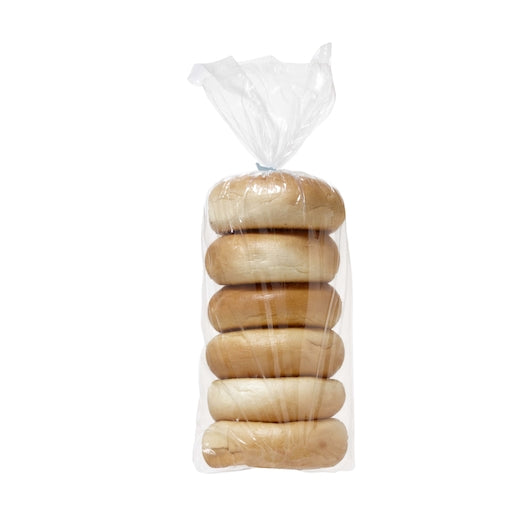 Sara Lee Parbaked Unsliced Plain Bagel, 12 x 6 ct Case - Breads, Rolls & Buns