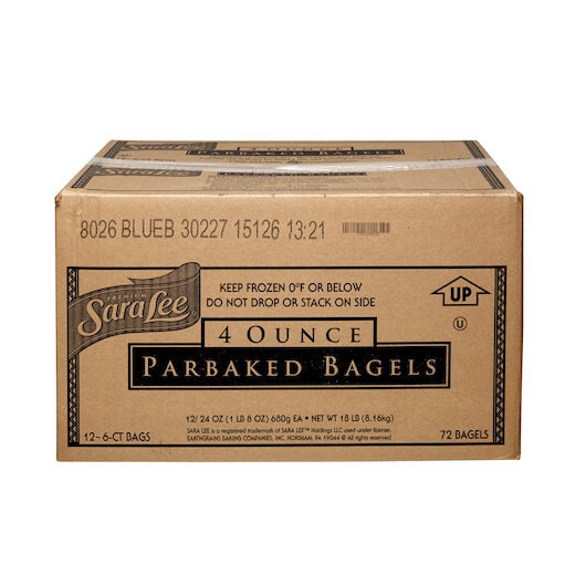 Sara Lee 4 Ounce Parbaked Unsliced Blueberry Bagel, 12 x 6 ct Case - DOT product image 2