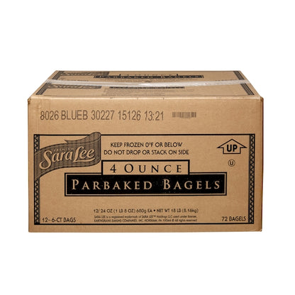 Sara Lee 4 Ounce Parbaked Unsliced Blueberry Bagel, 12 x 6 ct Case - DOT product image 2