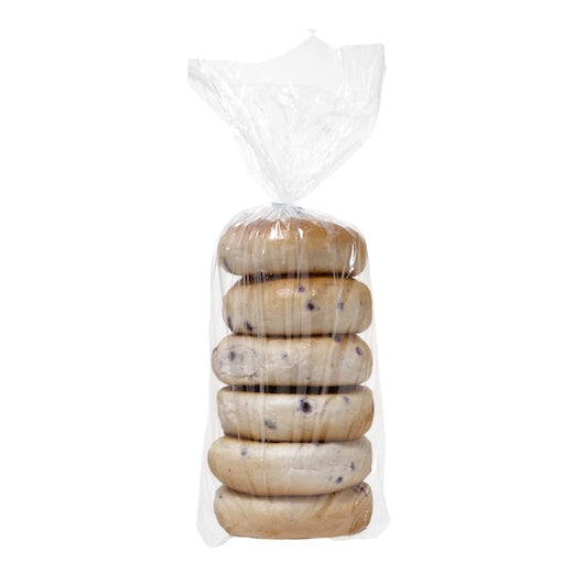 Sara Lee 4 Ounce Parbaked Unsliced Blueberry Bagel, 12 x 6 ct Case - Breads, Rolls & Buns