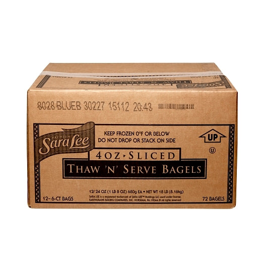 Sara Lee Thaw 'N' Serve Sliced Blueberry Bagel, 12 x 6 ct Case - DOT product image 6