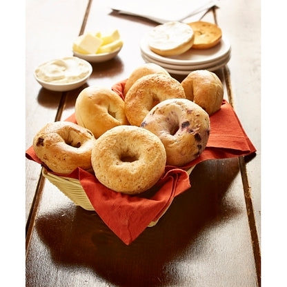 Sara Lee Variety Pack Parbaked Unsliced 35 Plain, 35 Cinnamon Raisin, and 12 Blueberry Bagel, 12 x 6 ct Case - DOT product image 2