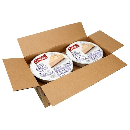 Sara Lee 10 Inch Plain French Cream Cheesecake, 8 x 42 oz Case - DOT product image 5
