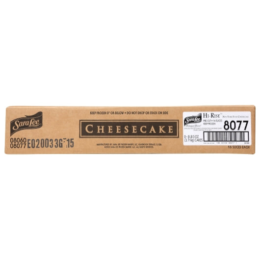 Sara Lee 10 Inch Hi-Rise Restaurant Reserve New York Style Cheesecake, 16 Slices per Cheesecake, 2 x 131 oz Case - DOT product image 6