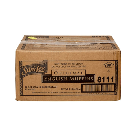 Sara Lee Original Sliced English Muffin, 72 x 12 ct Case - DOT product image 5