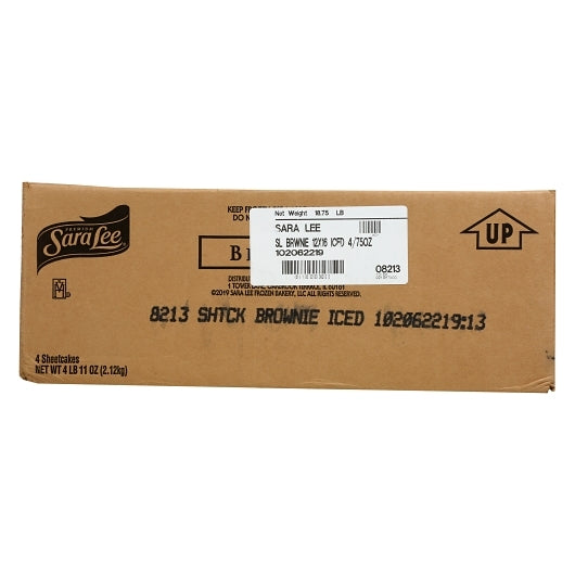 Sara Lee CLASSIC ICED Brownie with No Nuts, 4 x 75 oz Case - DOT product image 6