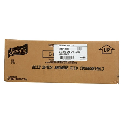 Sara Lee CLASSIC ICED Brownie with No Nuts, 4 x 75 oz Case - DOT product image 6