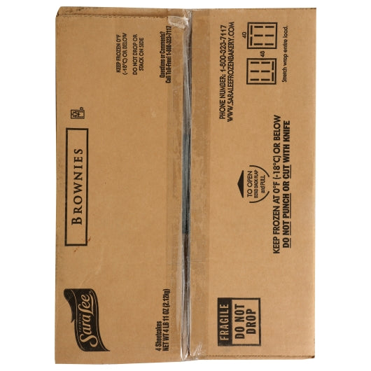 Sara Lee CLASSIC ICED Brownie with No Nuts, 4 x 75 oz Case - DOT product image 4