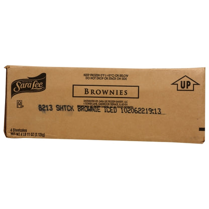 Sara Lee CLASSIC ICED Brownie with No Nuts, 4 x 75 oz Case - DOT product image 5